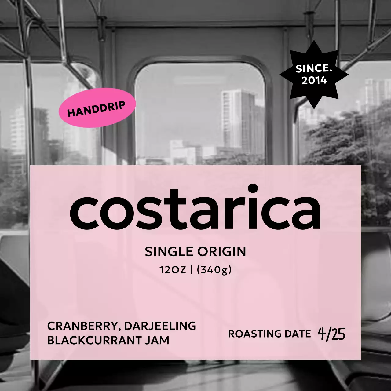 하늘색 심플 커피 광고