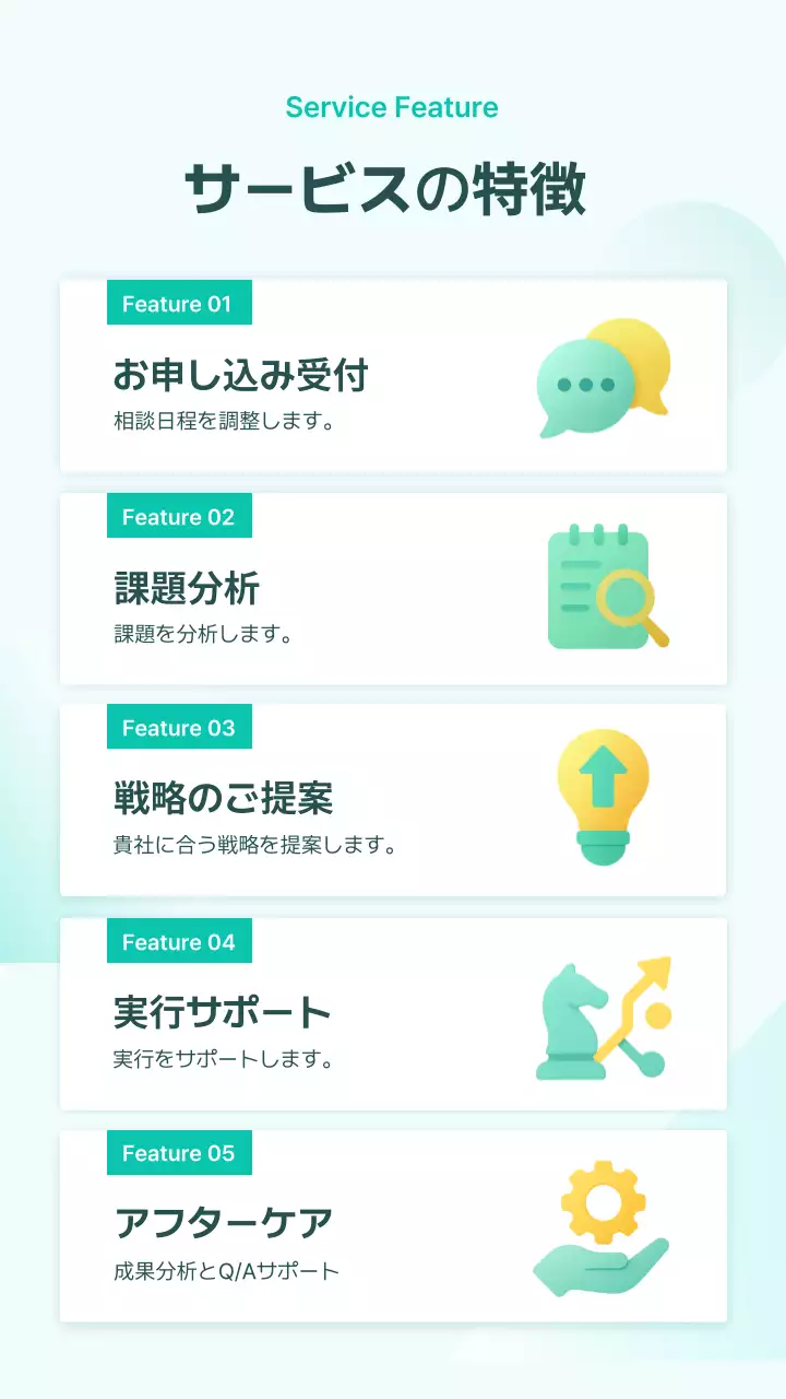 ミント モダン ビジネス ポスター