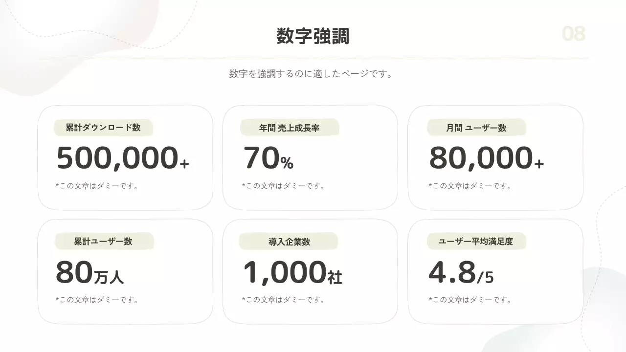 ベージュ シンプル ビジネス プレゼンテーション