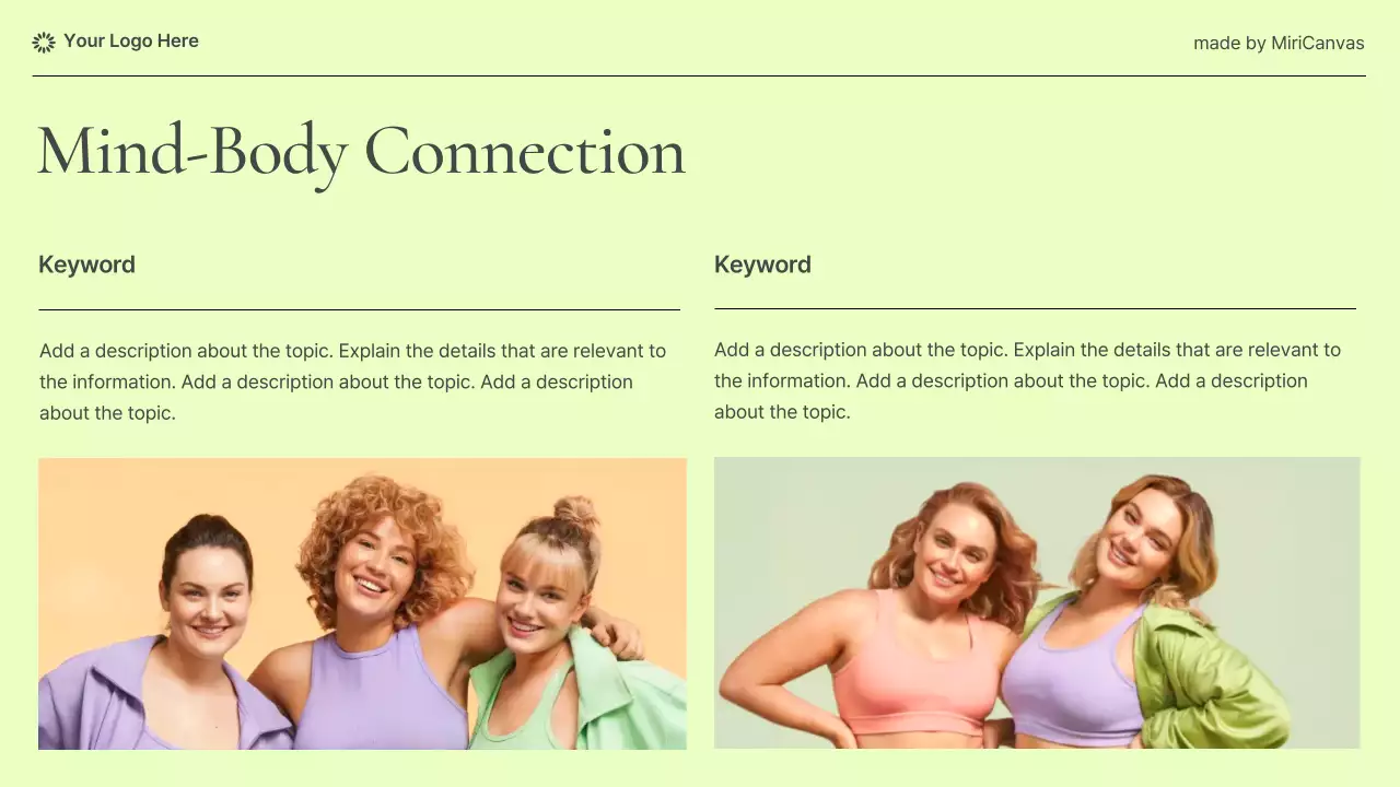 Pastel Modern Women's Health Information Presentation