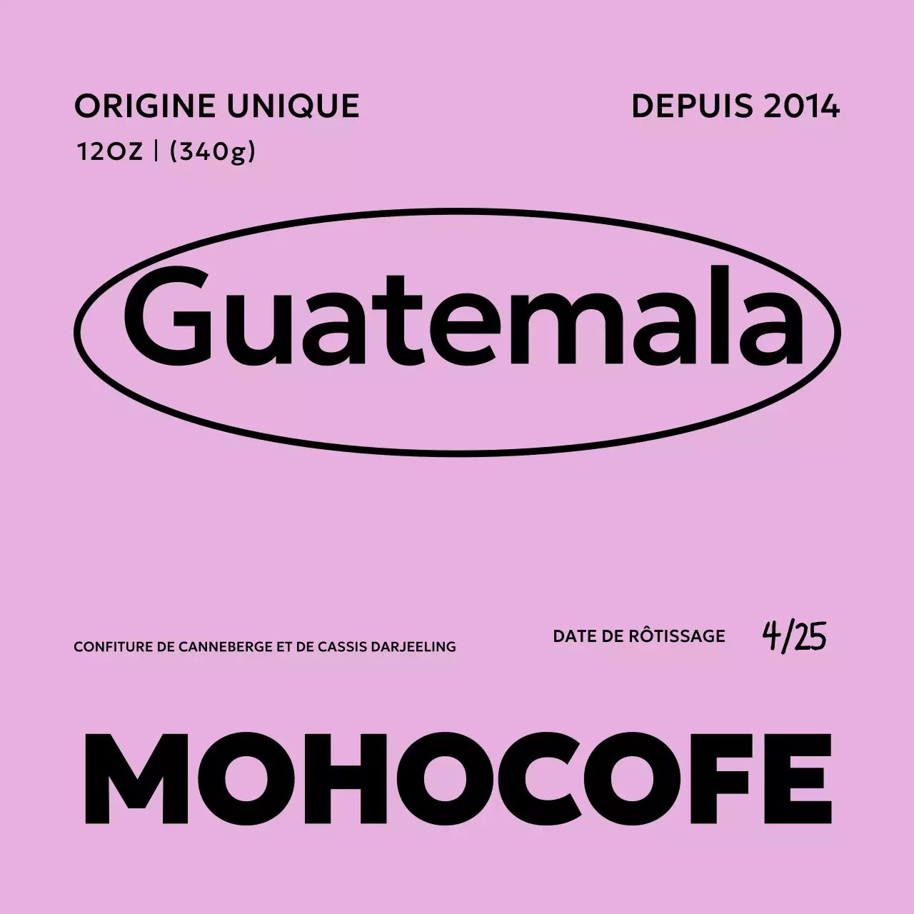 Publicité pour le café Yeon Bora Simple