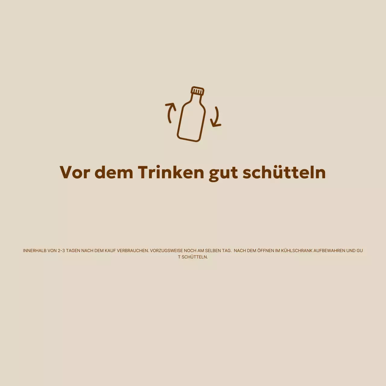 Beige Simple Drink Guide