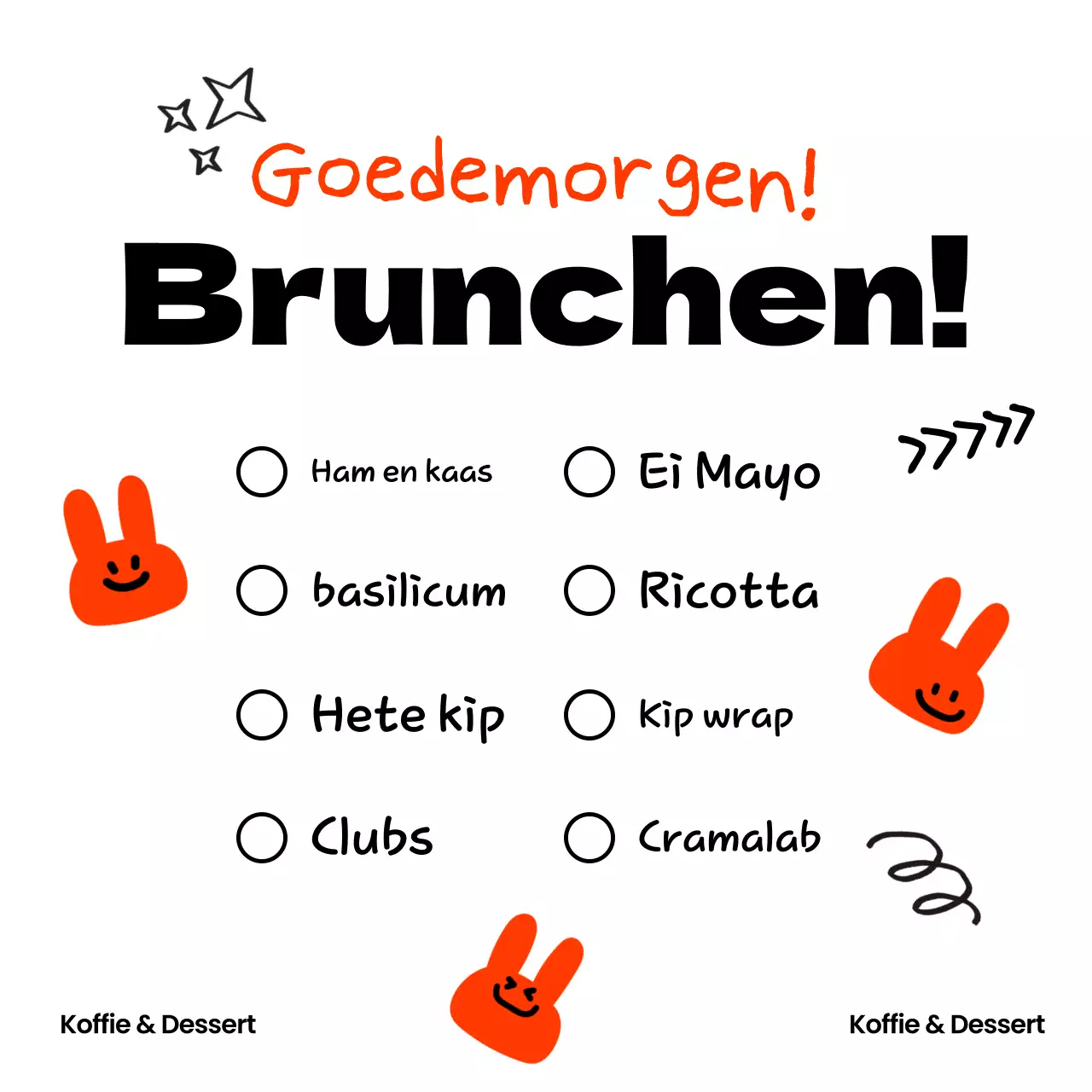 Orange Baby Brunchmenu