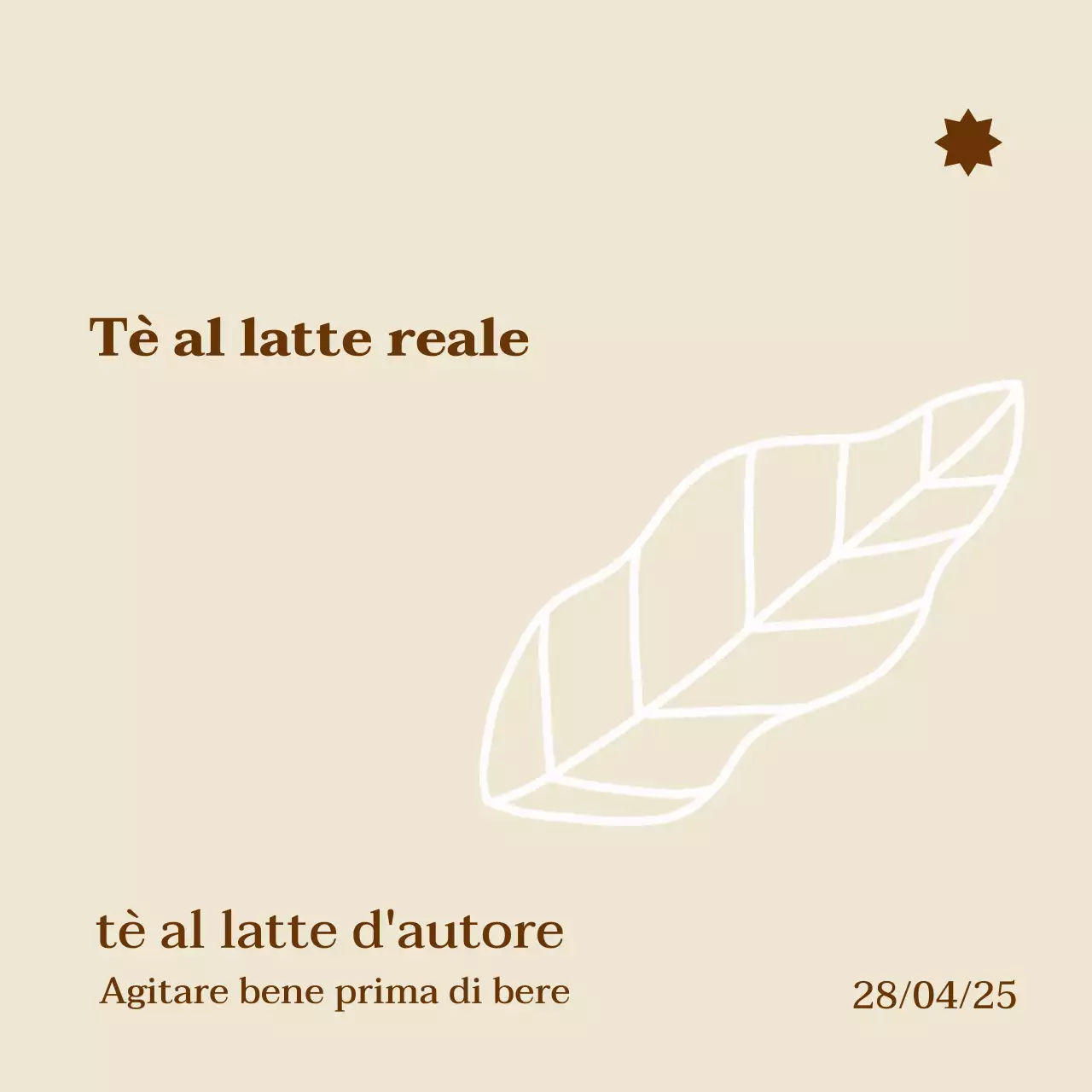 Pubblicità di Beige Simple Drink