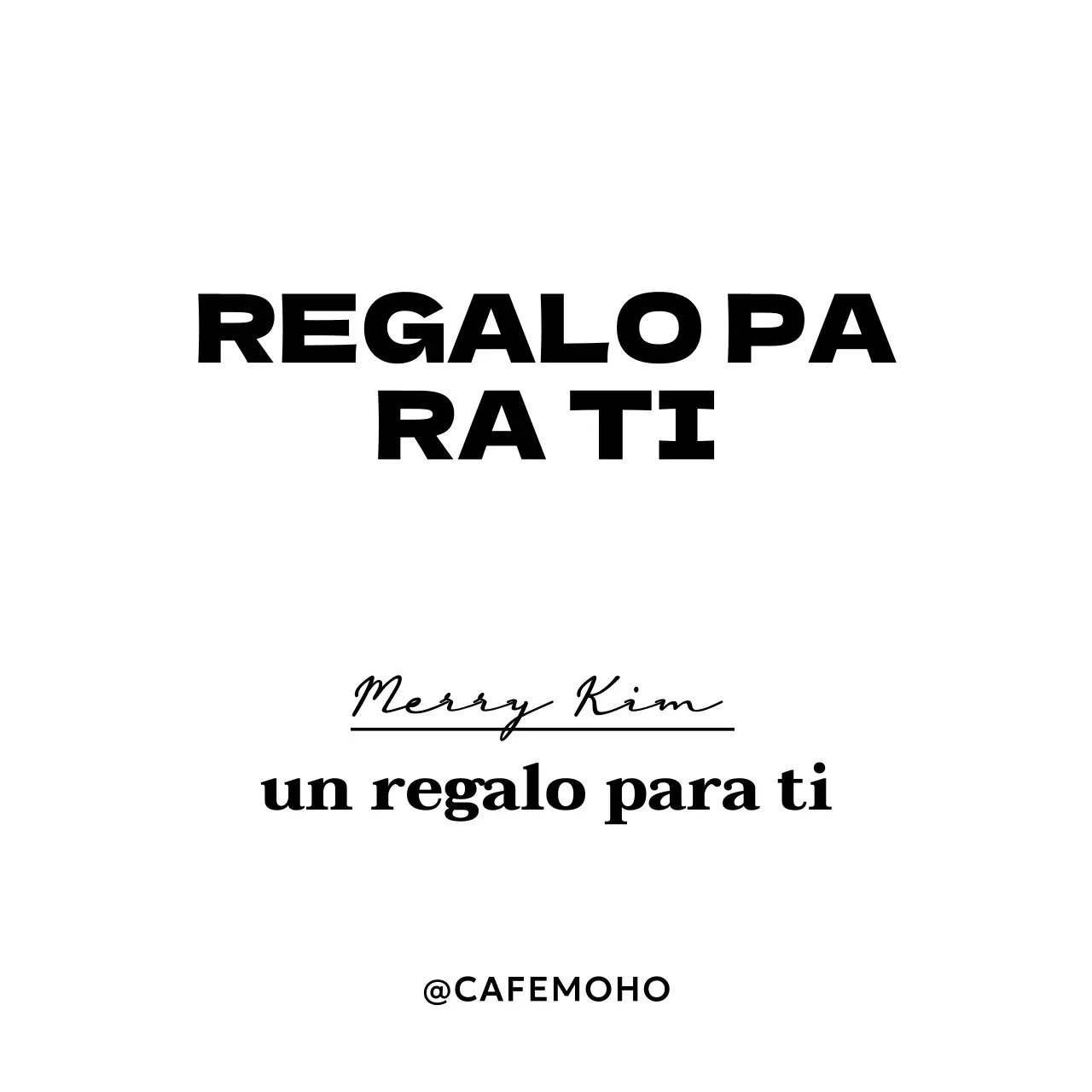 Anuncio de regalo simple negro