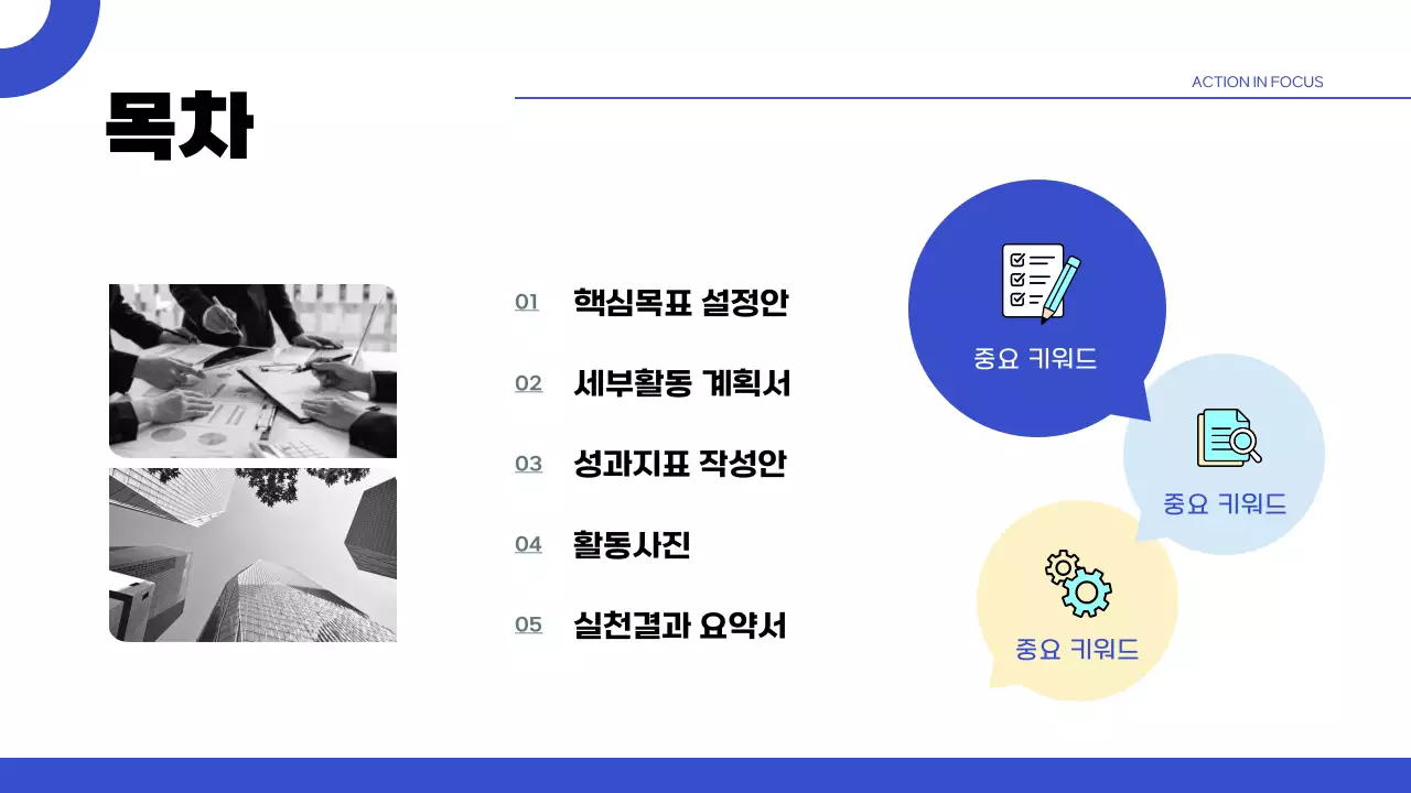 파랑 모던 실천 중심 보고서 안내