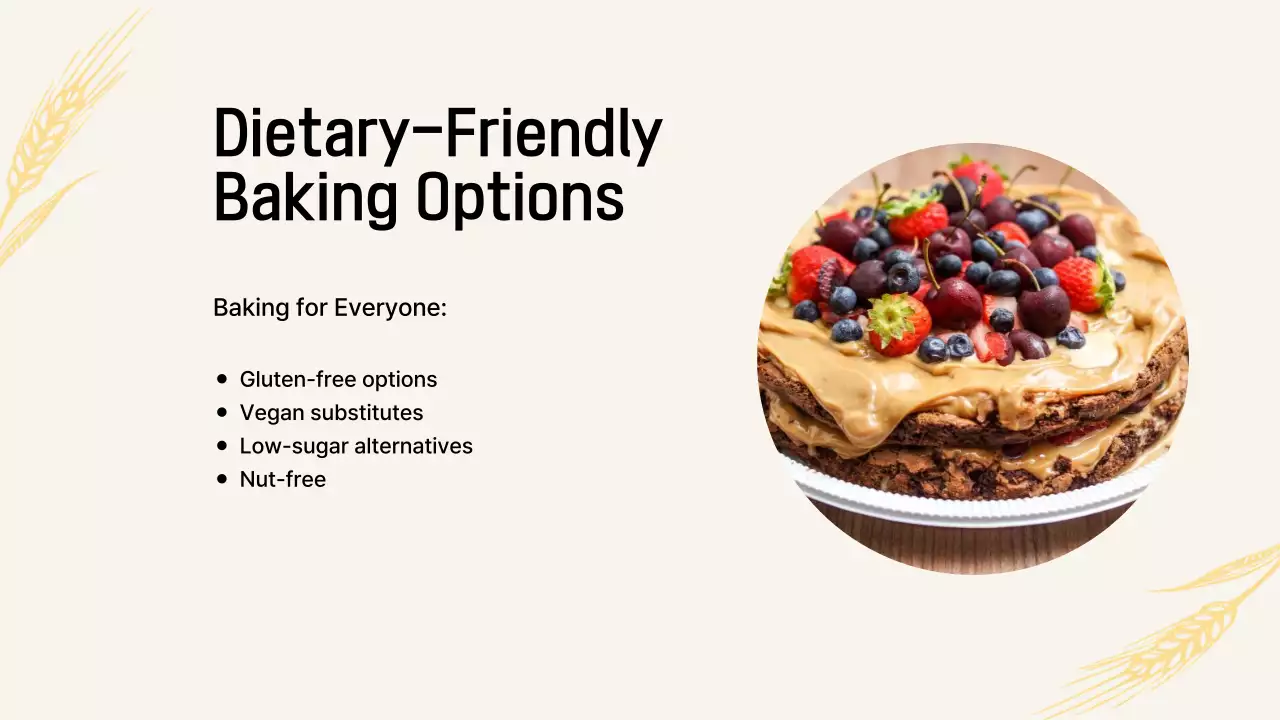 베이킹 클래스와 쉬운 요리 튜토리얼 베이지색