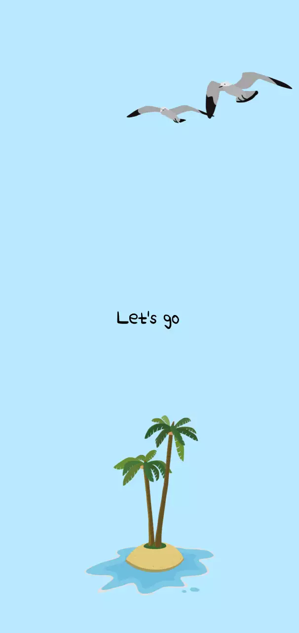 하늘색 심플 여행 안내