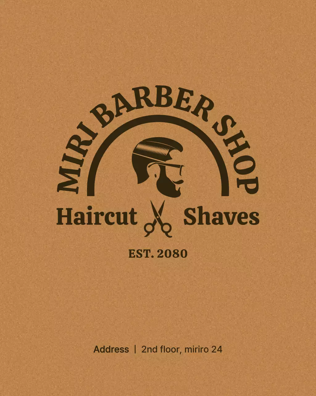 베이지 모던 미용실 홍보