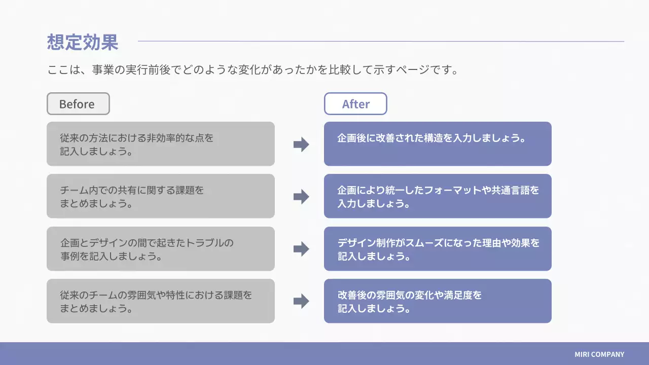 青 シンプル ビジネス 企画書