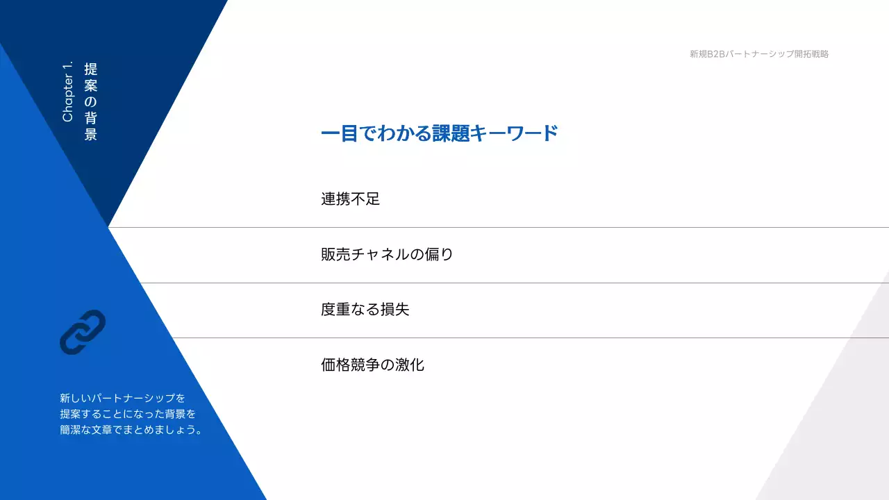 青 シンプル ビジネス 企画書
