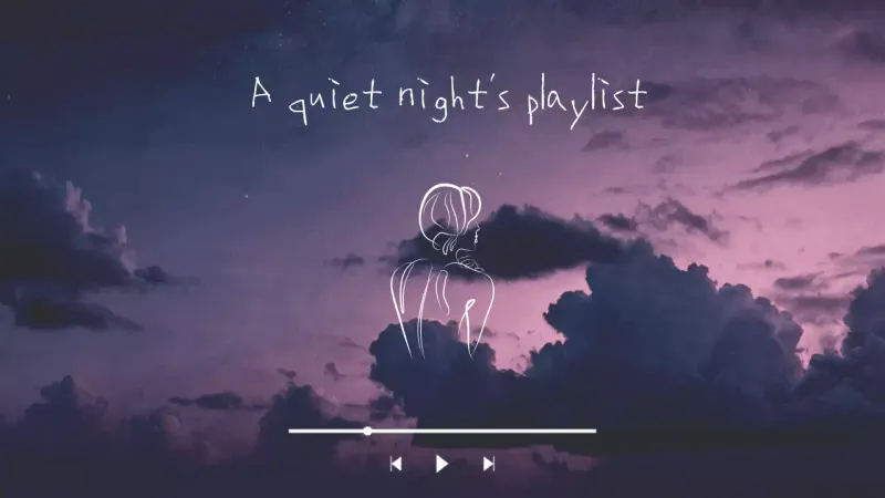 조용한 밤의 플레이리스트