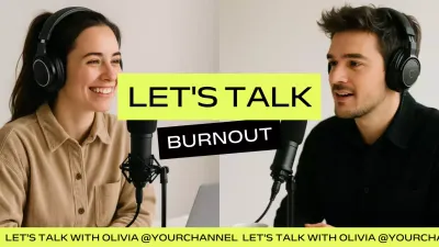 Yellow Modern Podcast Announcement