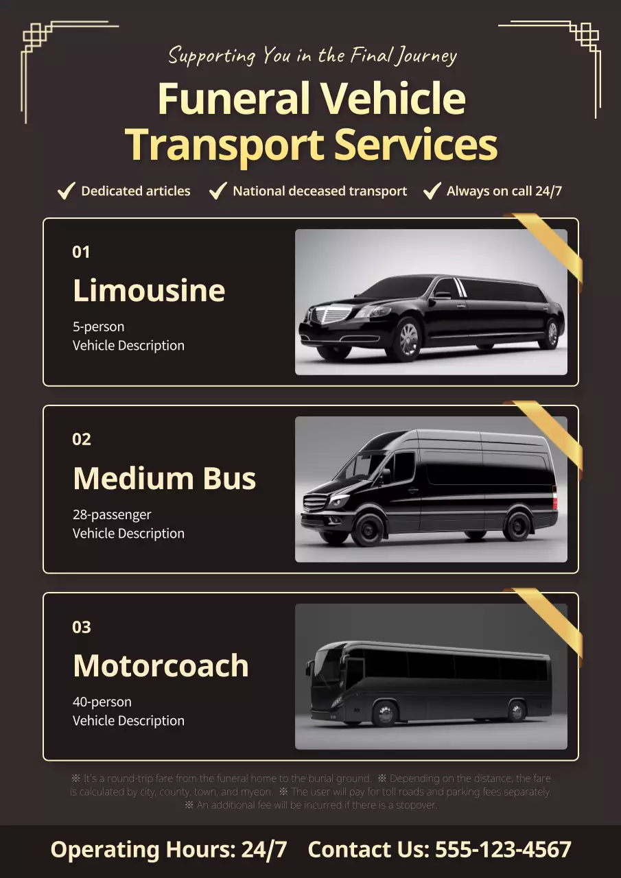 quảng cáo vận tải thanh lịch màu nâu