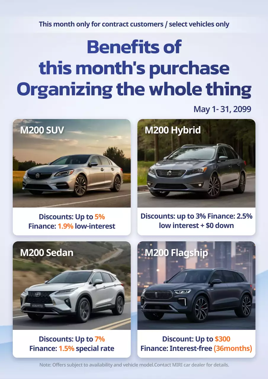 khuyến mãi xe hơi hiện đại màu xanh