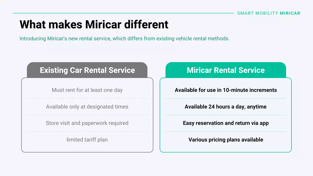 흰색 현대 모빌리티 광고