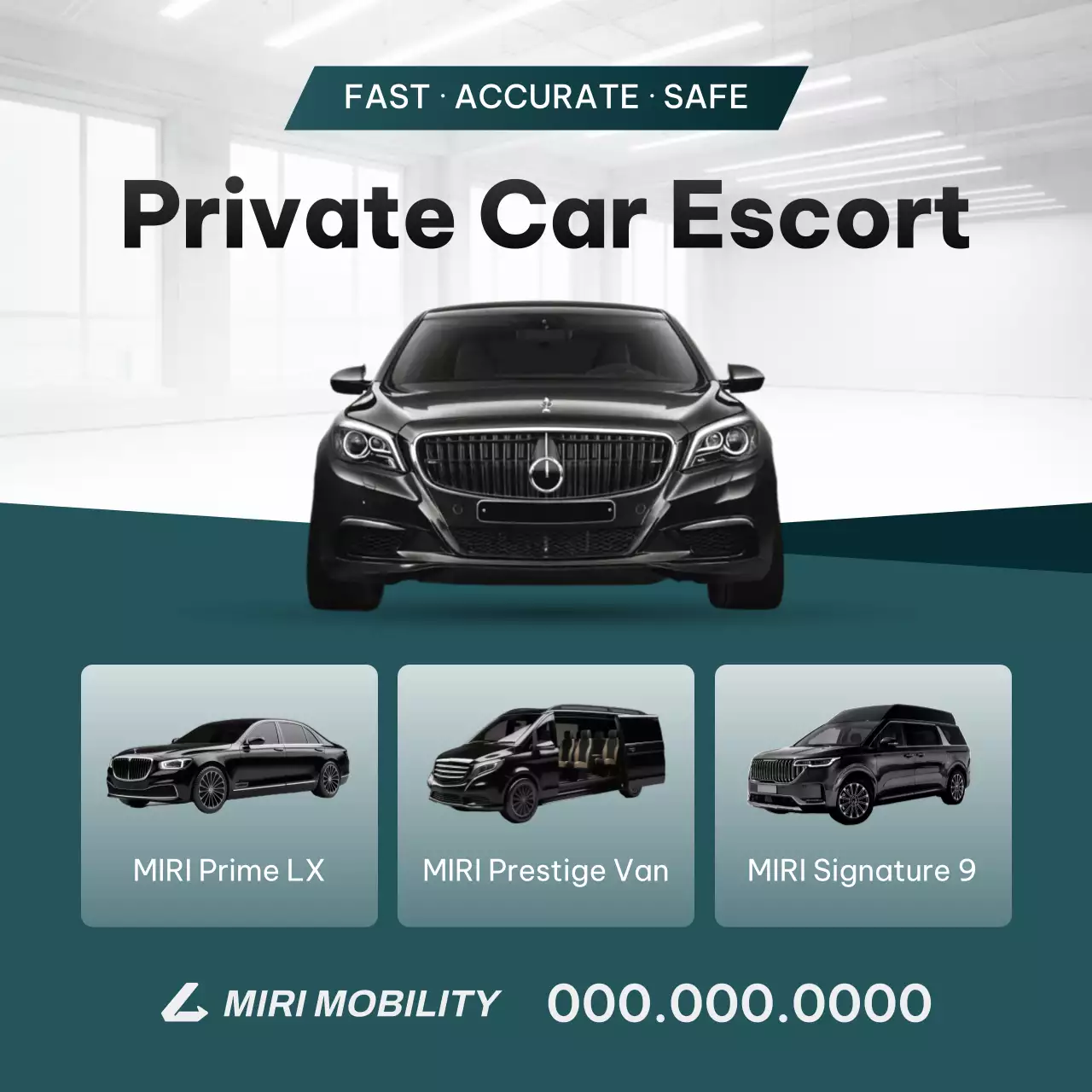 블랙 모던 카 프로모션