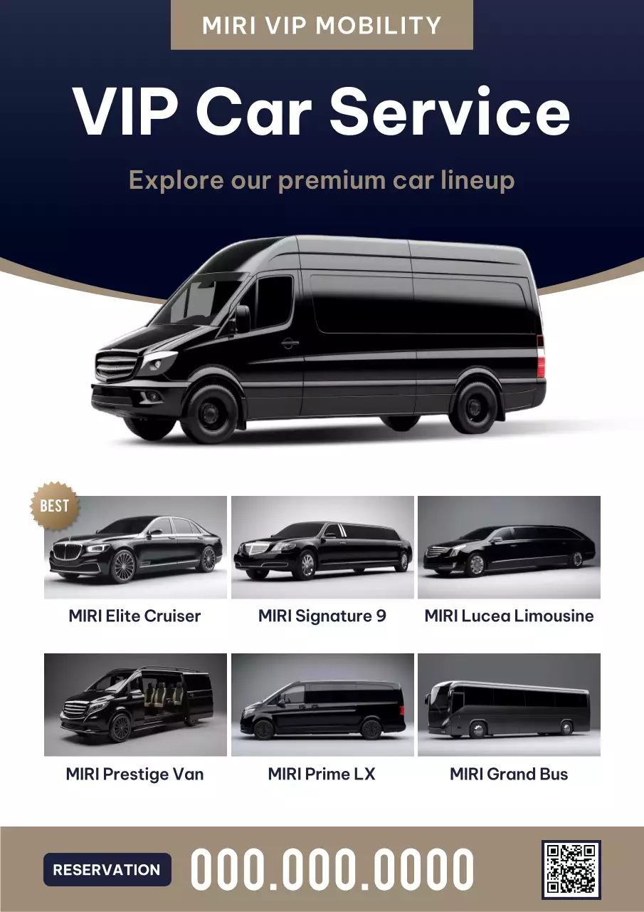 검은색 고급차 광고