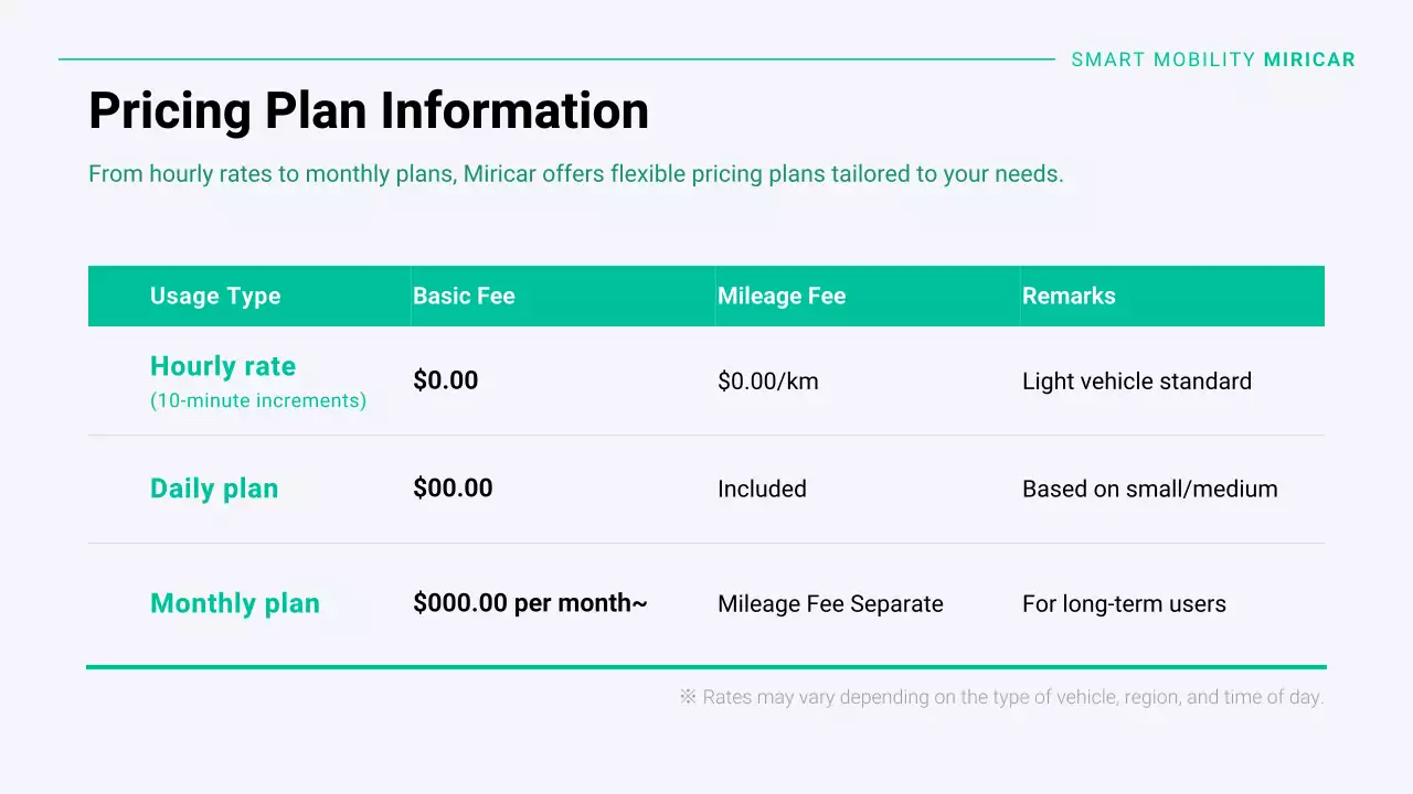 흰색 현대 모빌리티 광고