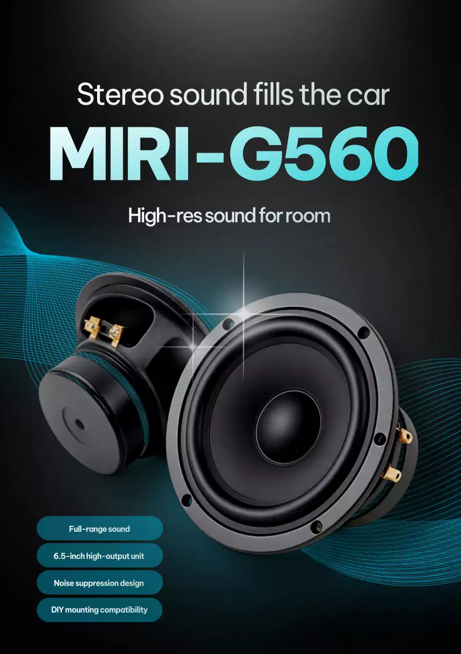 promosi speaker modern hitam