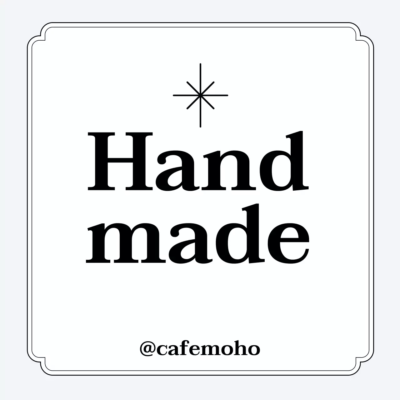 검정 심플 수공예 홍보