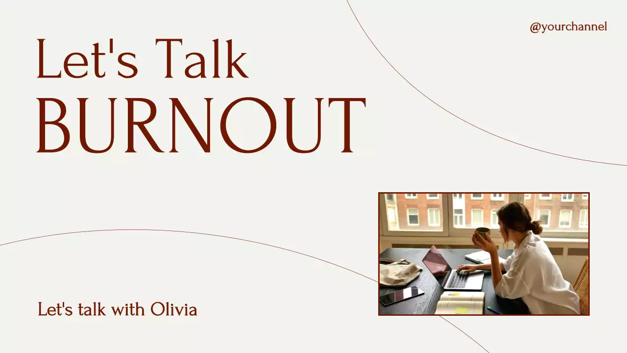 Beige Simple Podcast YouTube Thumbnail