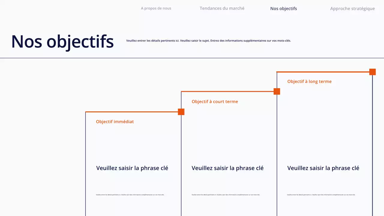 Présentation du contenu simple et blanc