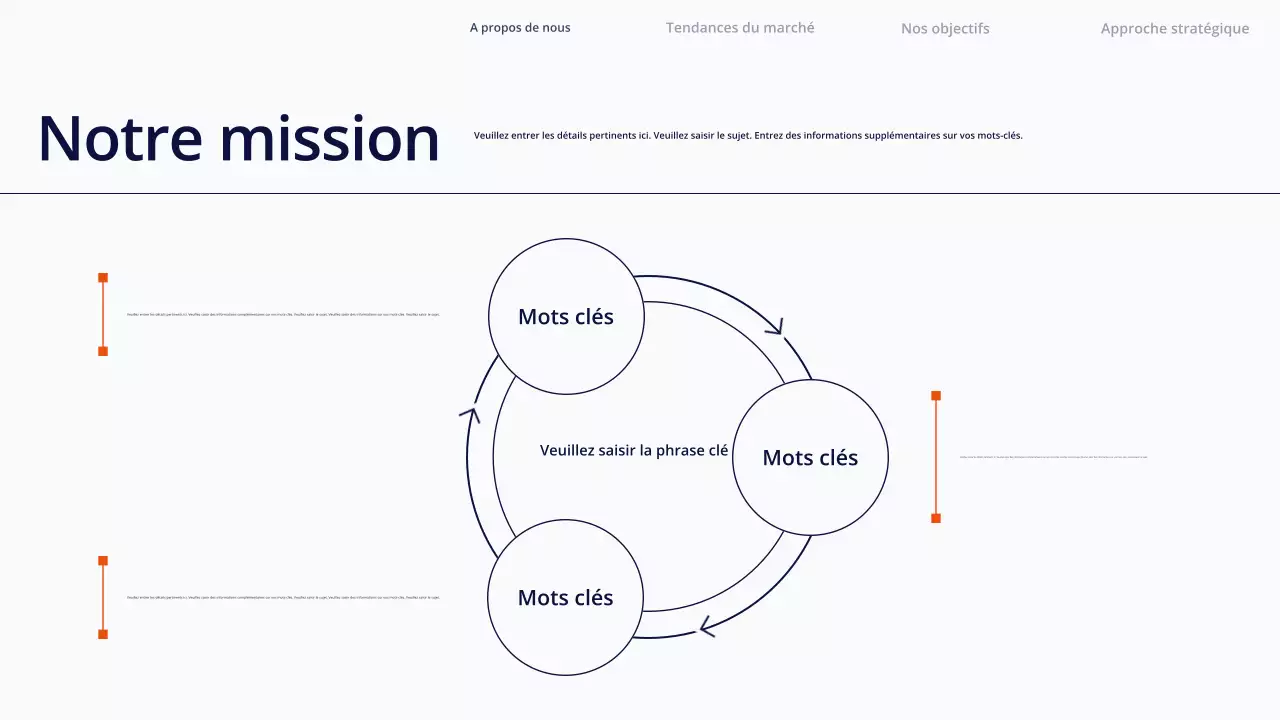 Présentation du contenu simple et blanc