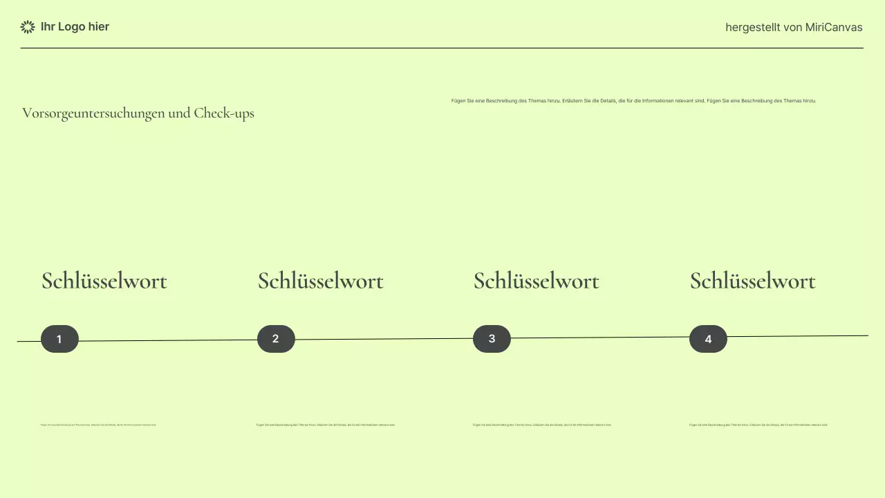 Pastellfarbene Präsentation moderner Informationen zur Frauengesundheit