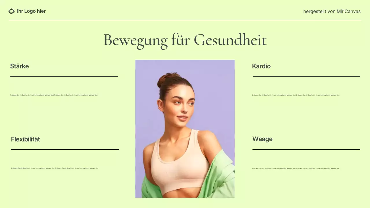 Pastellfarbene Präsentation moderner Informationen zur Frauengesundheit