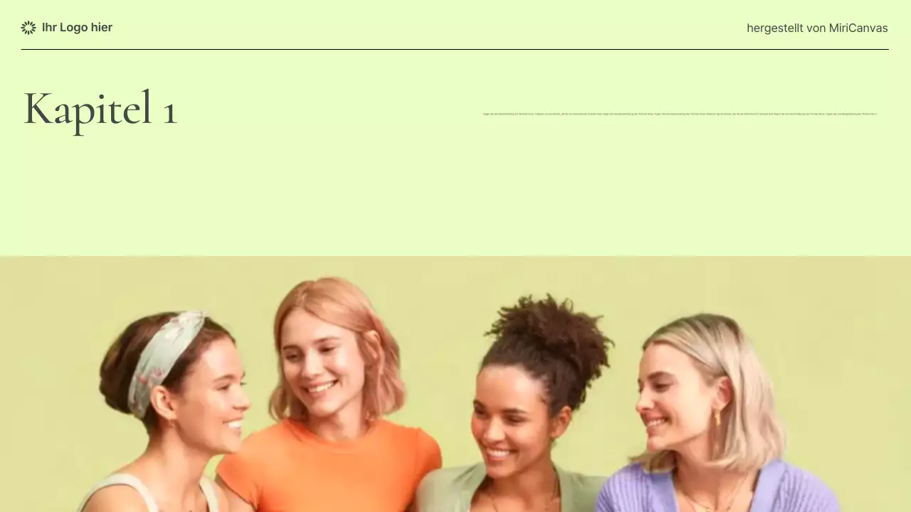 Pastellfarbene Präsentation moderner Informationen zur Frauengesundheit