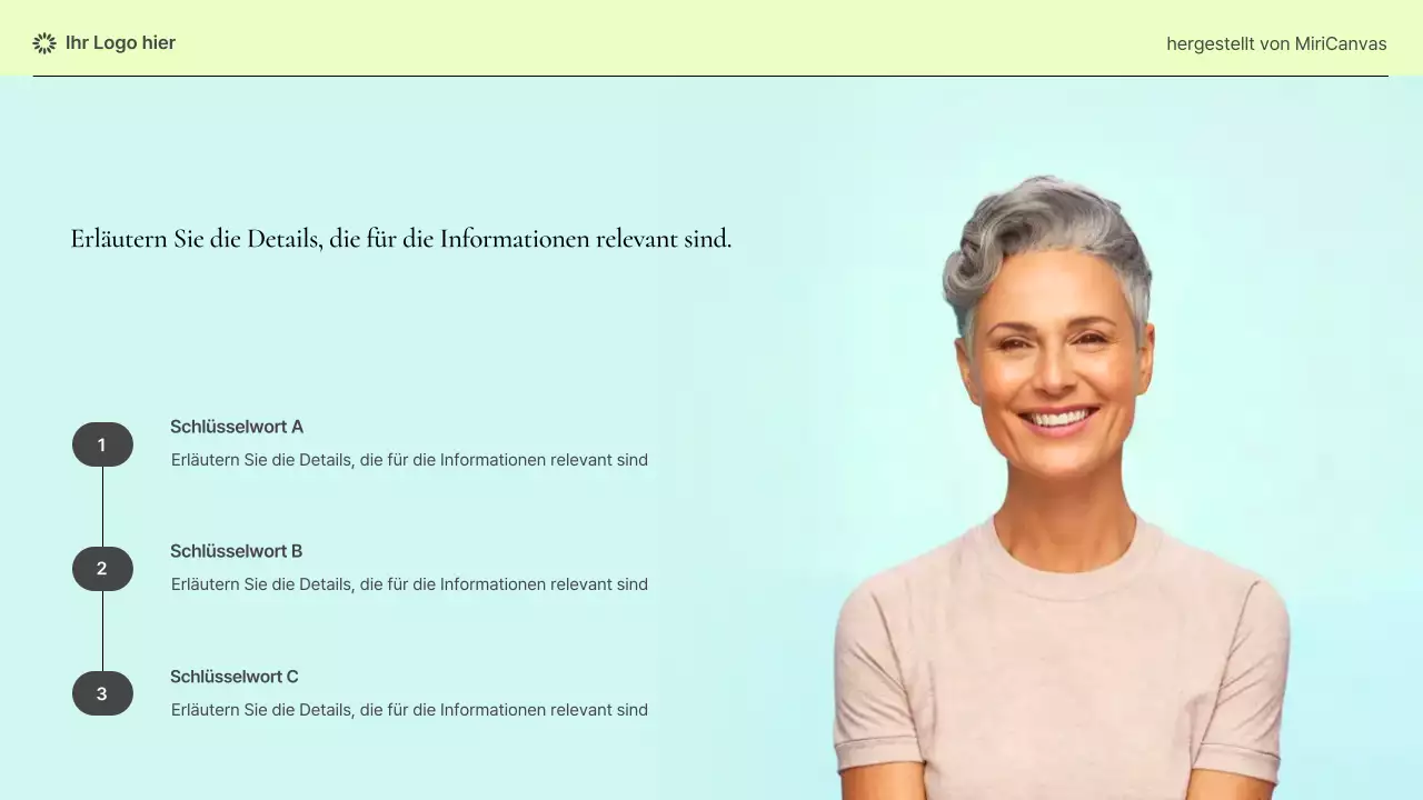 Pastellfarbene Präsentation moderner Informationen zur Frauengesundheit