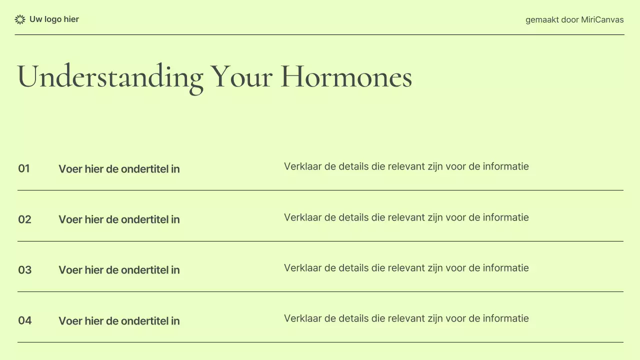 Pastel Modern Women's Health Information Presentatie