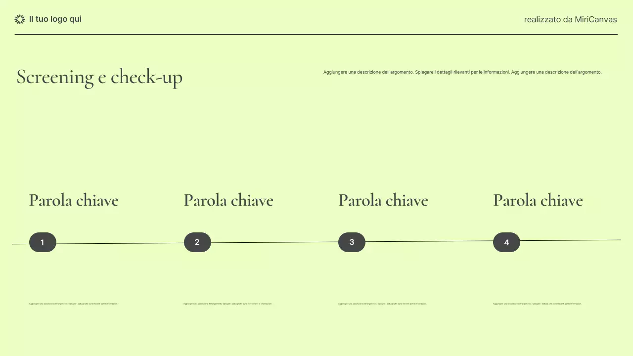 Presentazione informativa sulla salute delle donne in stile moderno pastello