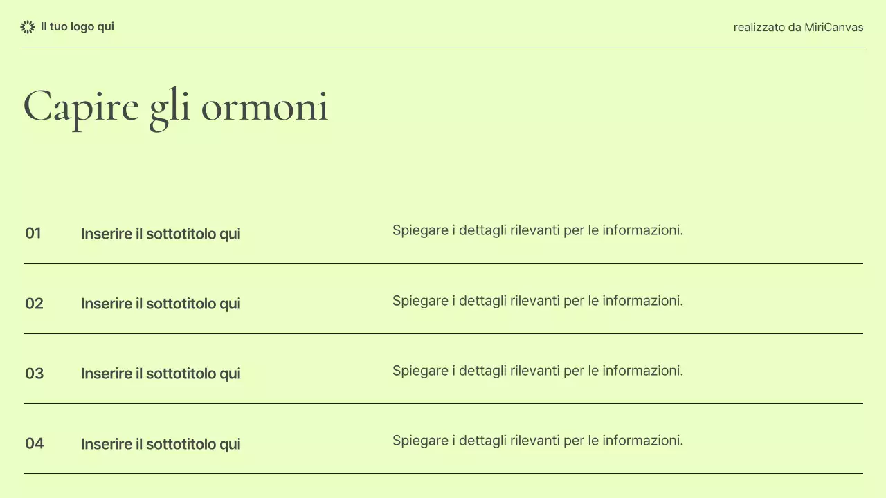 Presentazione informativa sulla salute delle donne in stile moderno pastello
