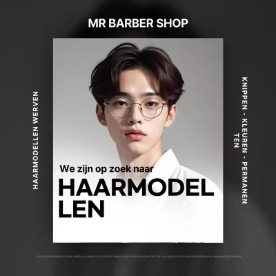 Werving van zwarte modellen met modern haar