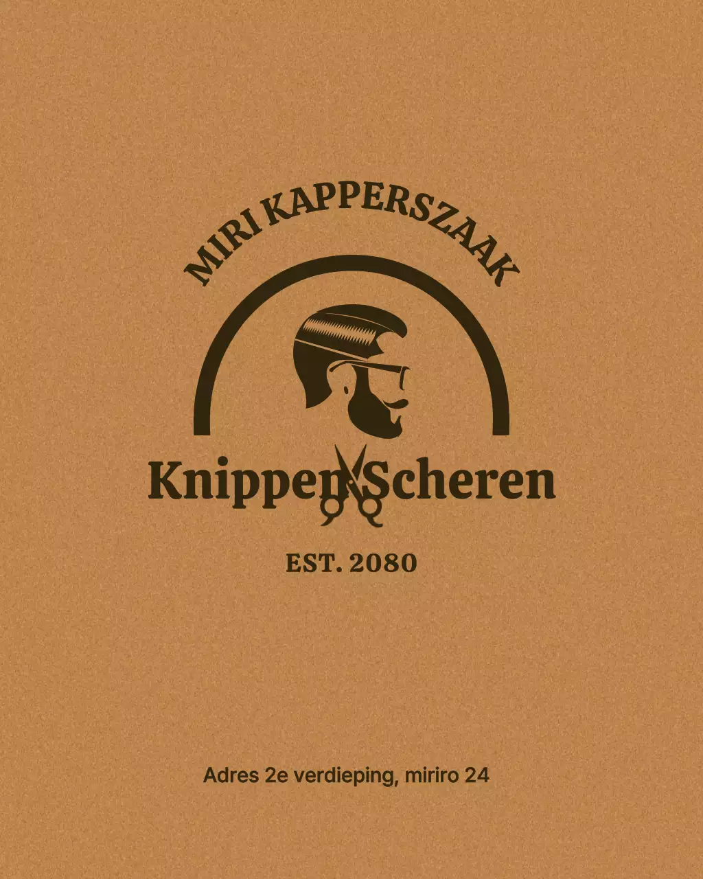 Beige moderne schoonheidssalon promotie