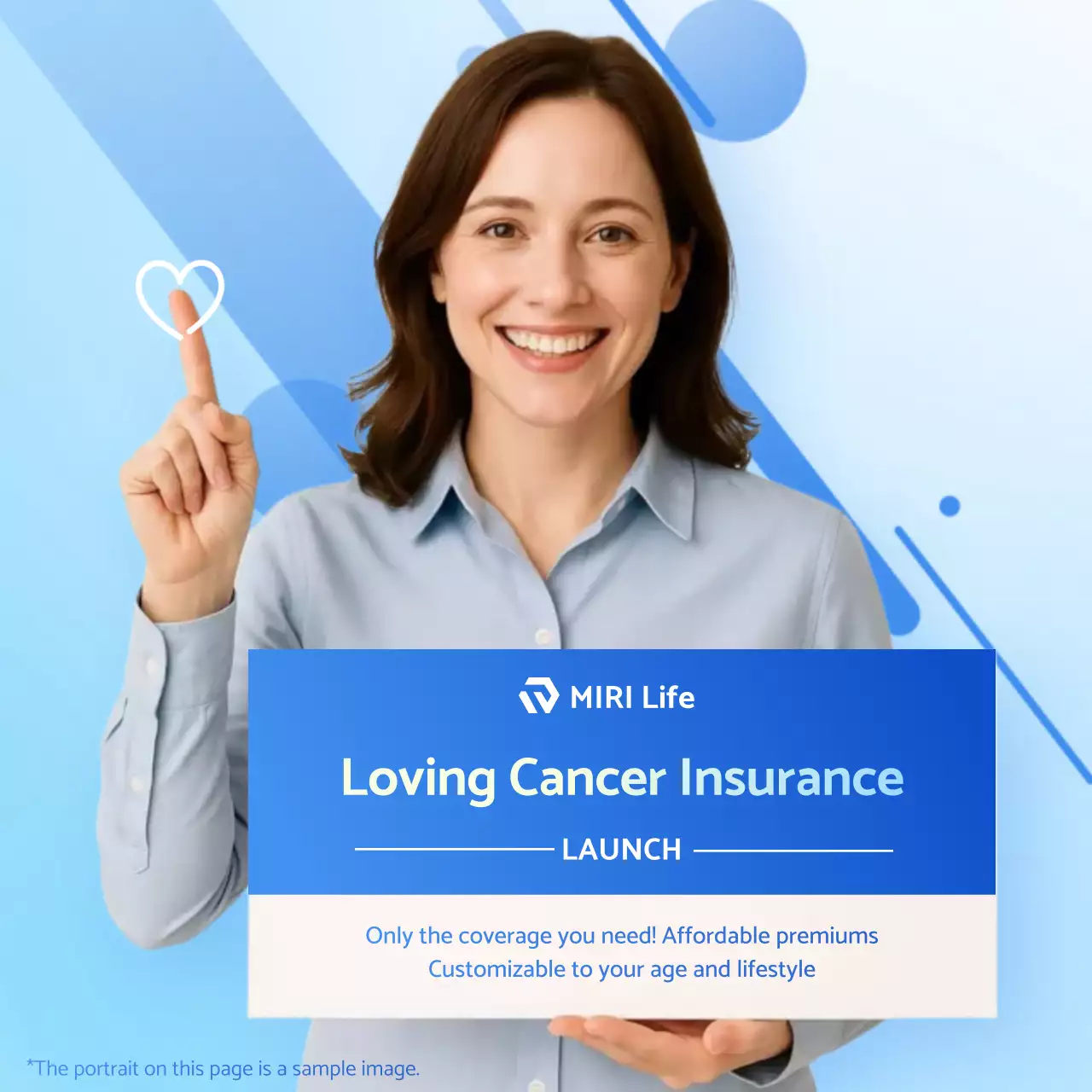 khuyến mãi bảo hiểm hiện đại màu xanh