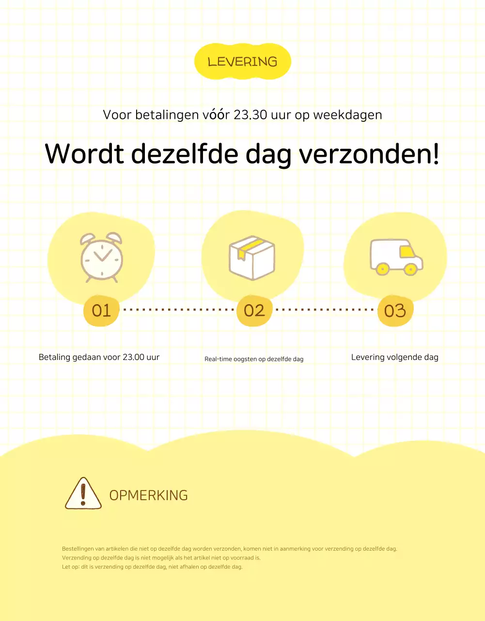 Gele eenvoudige landbouwproducten detailpagina