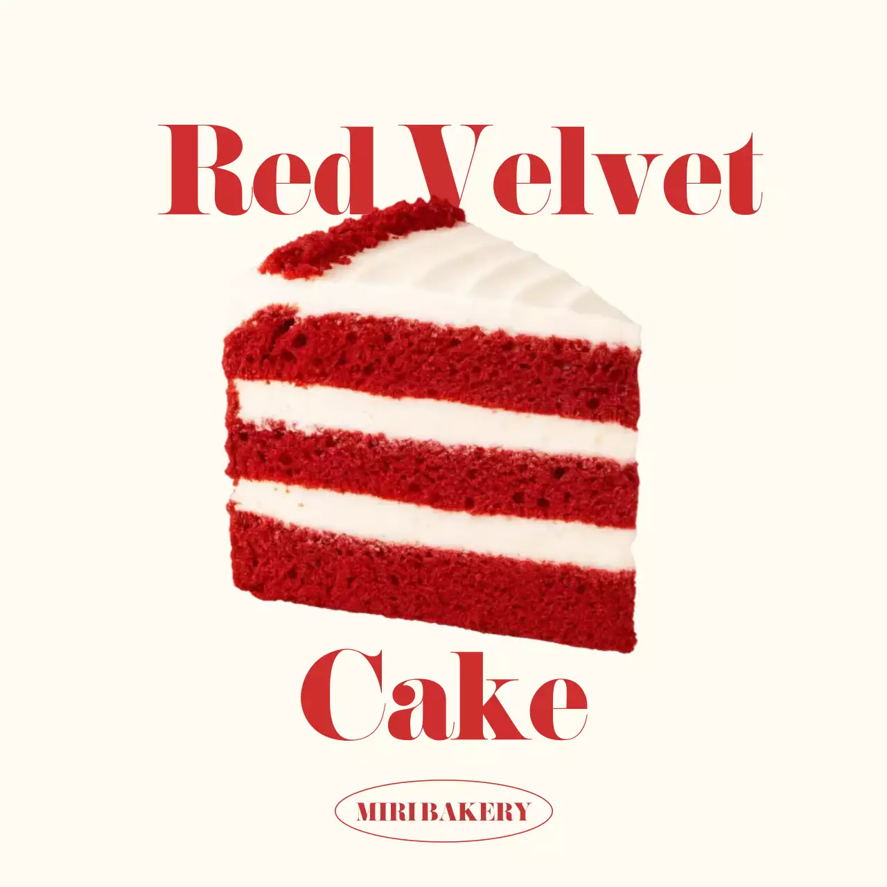 Quảng cáo món tráng miệng đơn giản Ivory