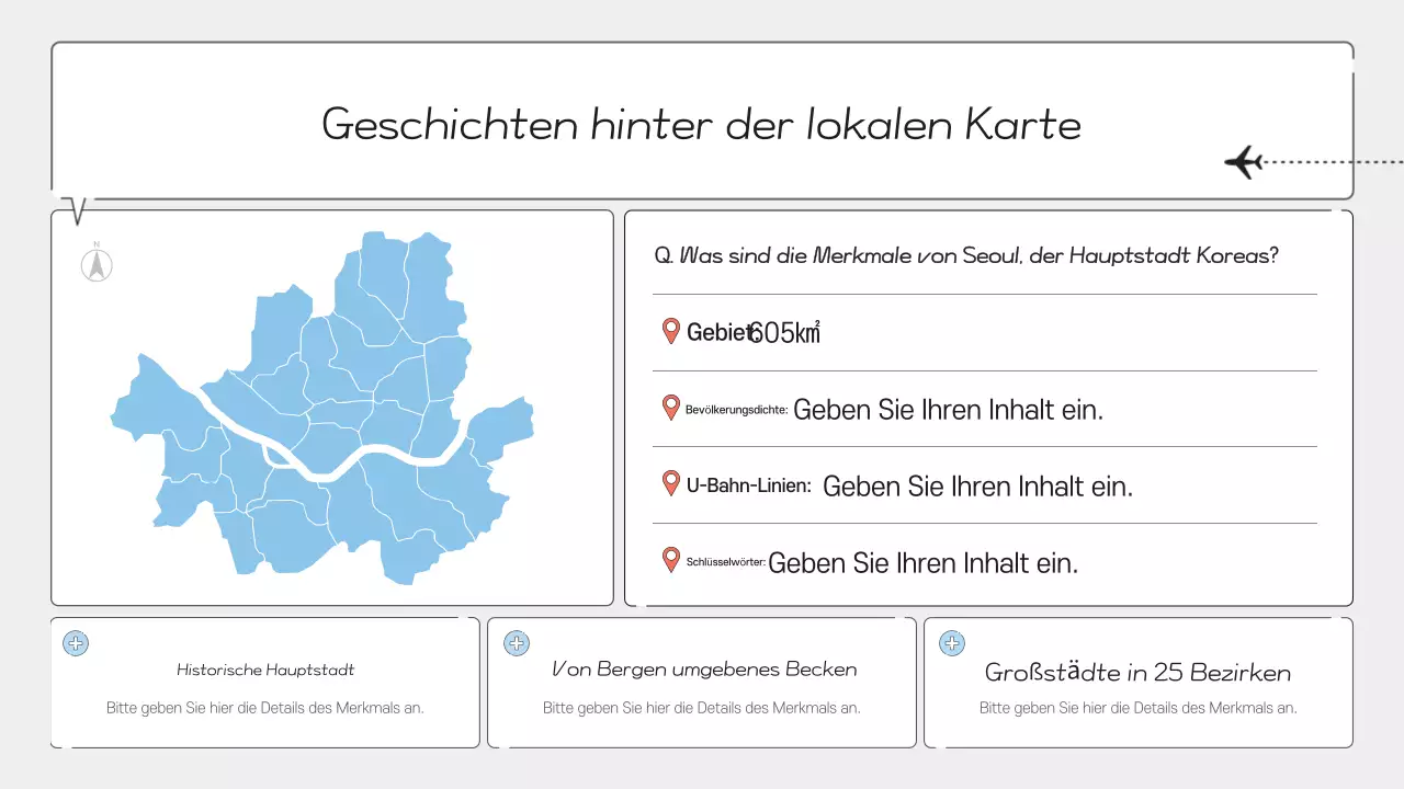 Gray Modern Geography Klassenhandbuch