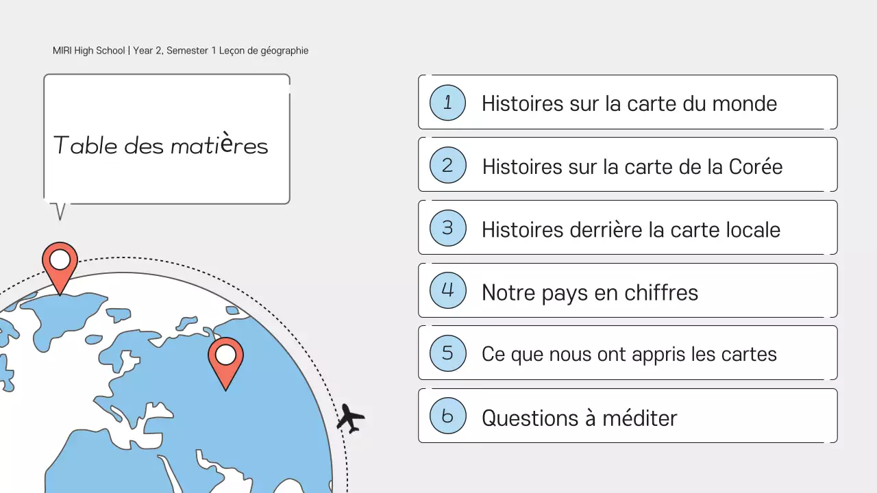 Guide de cours de géographie moderne Gray