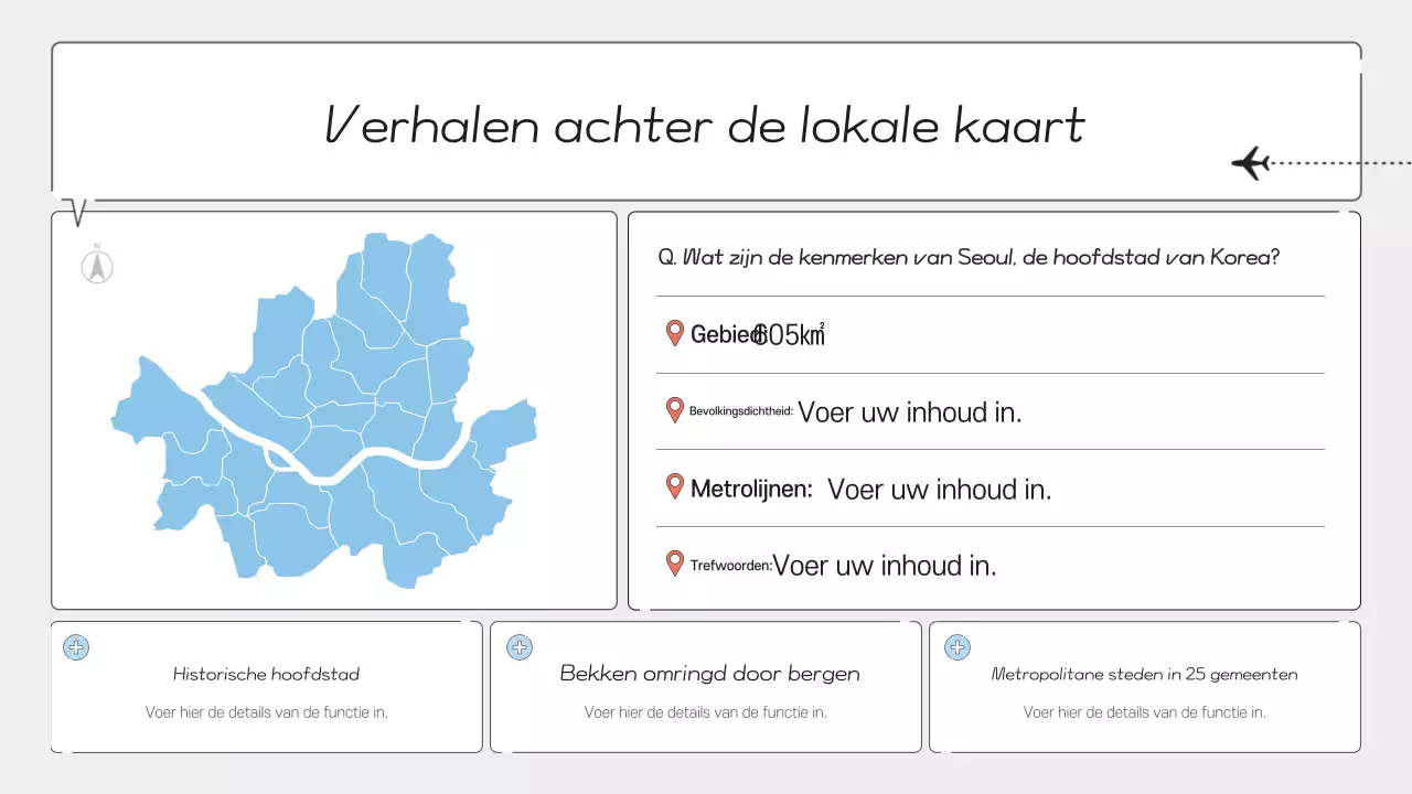 Grijze moderne geografie klasgids