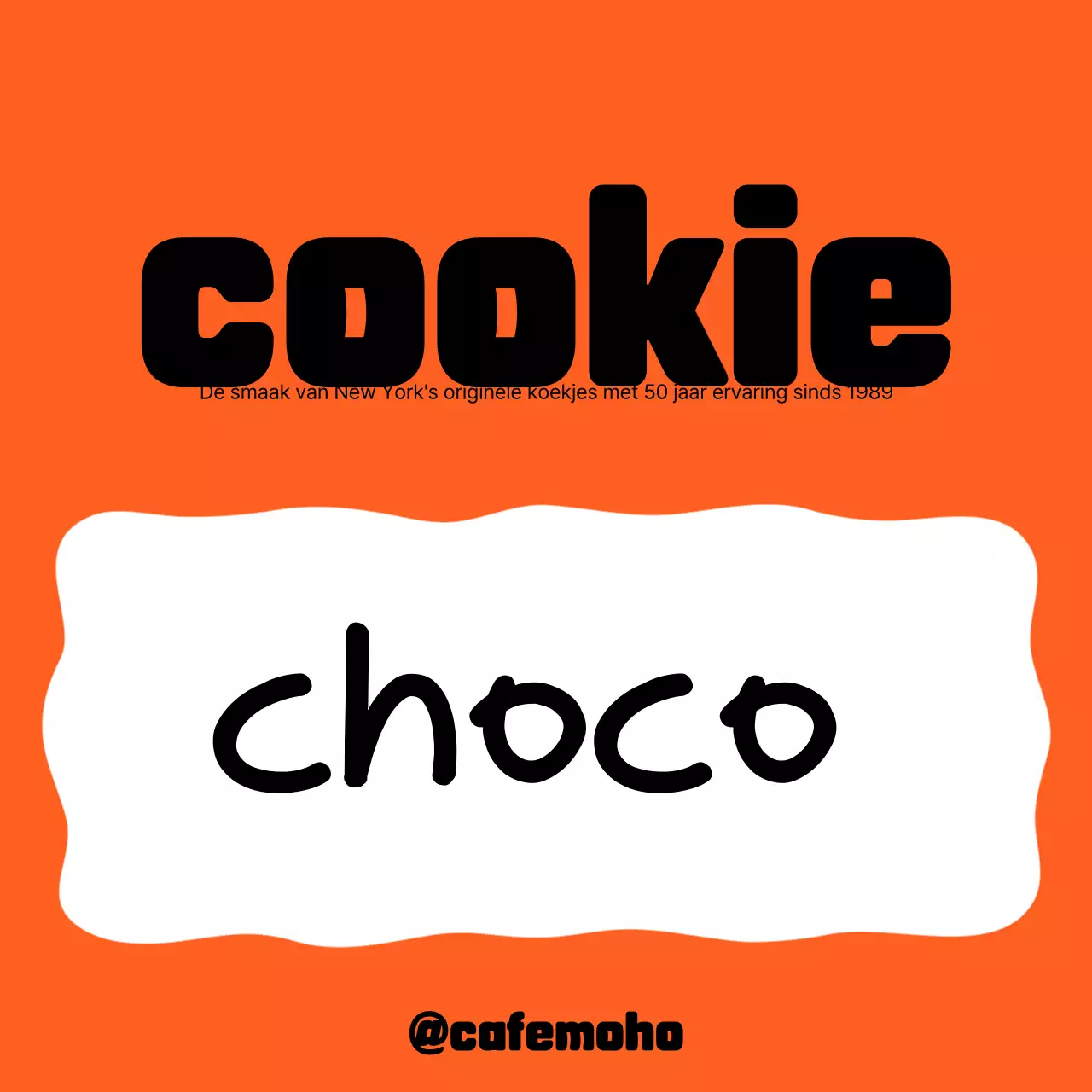 Advertentie voor sinaasappelijsdessert