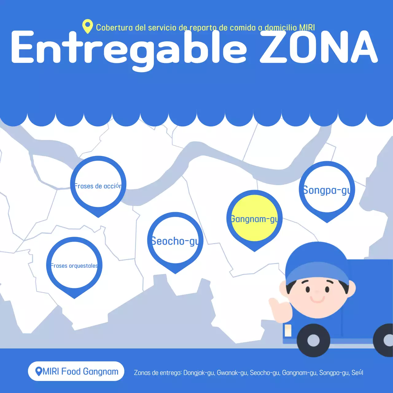 Guía de entrega sencilla de Blue