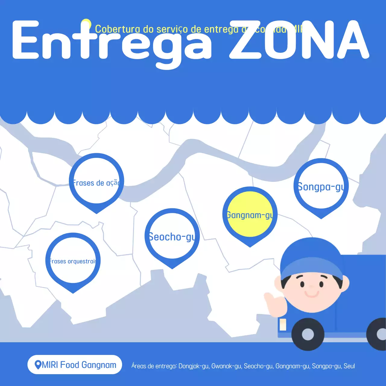 Guia de Entrega Simples Azul