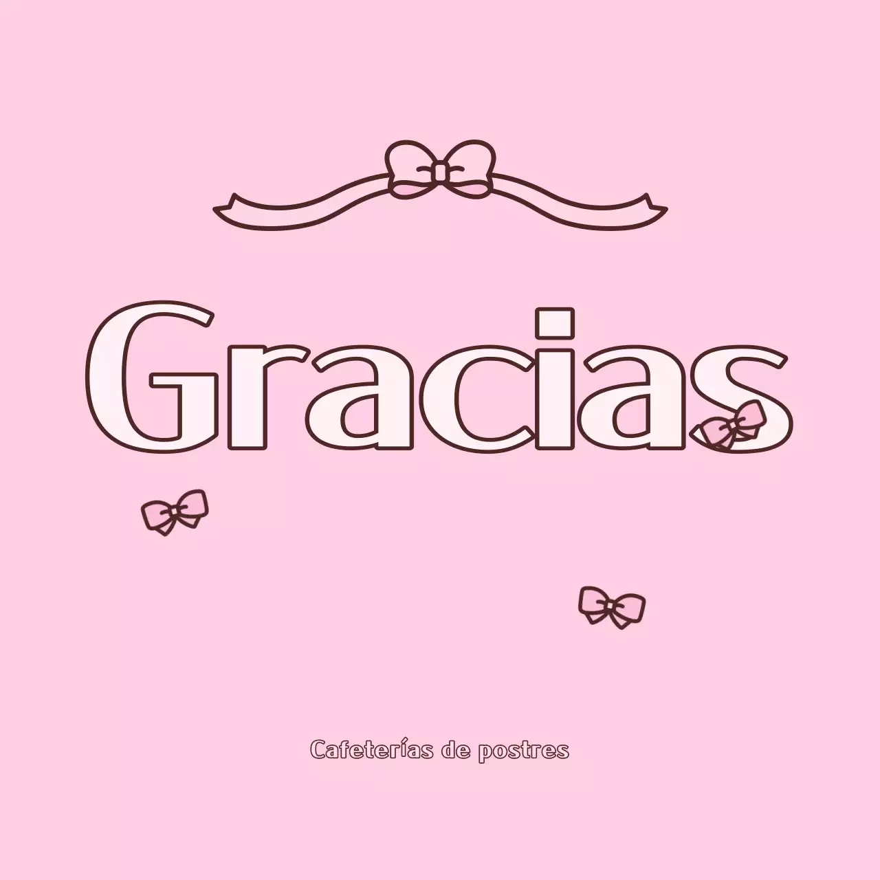 Saludos de agradecimiento de Pink Baby