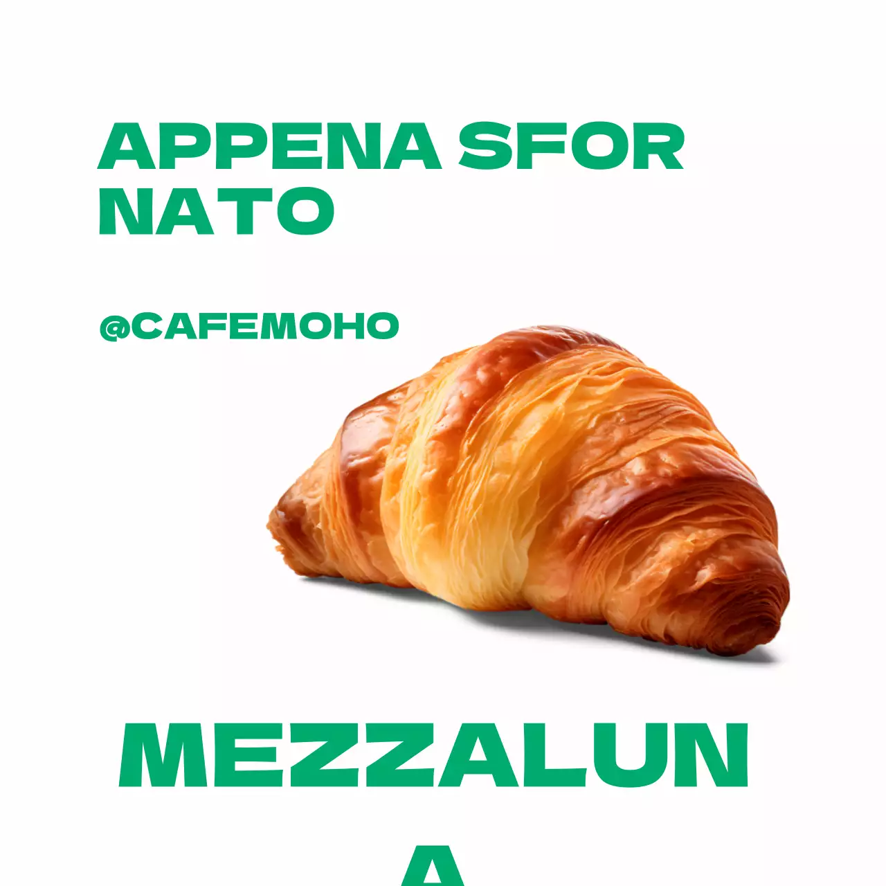 Pubblicità della panetteria moderna bianca