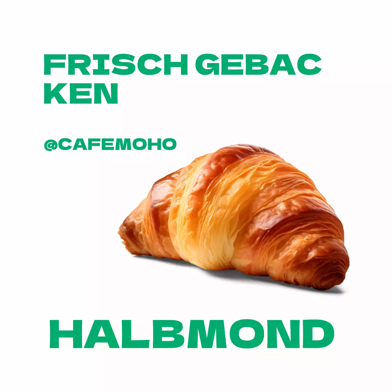 Weiße moderne Bäckerei-Werbung