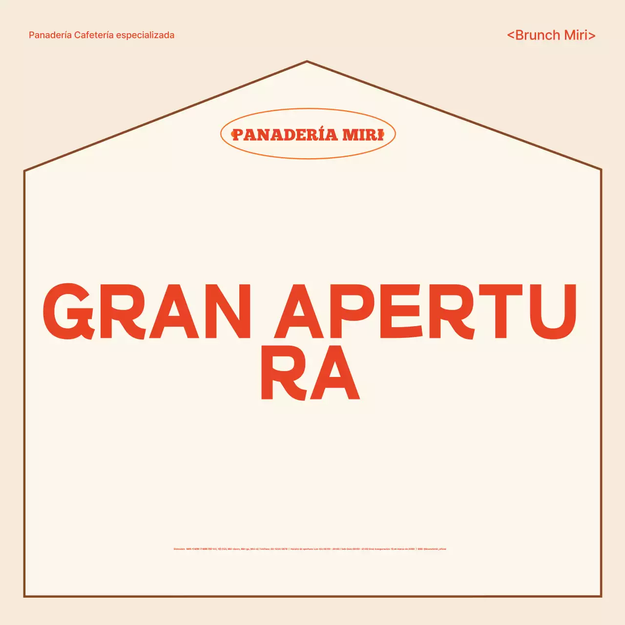 Evento de inauguración de la panadería moderna Beige